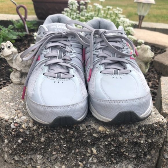 NEW BALANCE 847 V2 WOMENS WALKING SHOES GRAY PINK WW847GR2 SIZE 6-1/2M - Picture 4 of 14